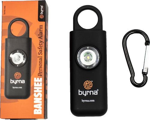 Byrna Banshee Distress Device with Alarm and Flashing Light - Includes Clip