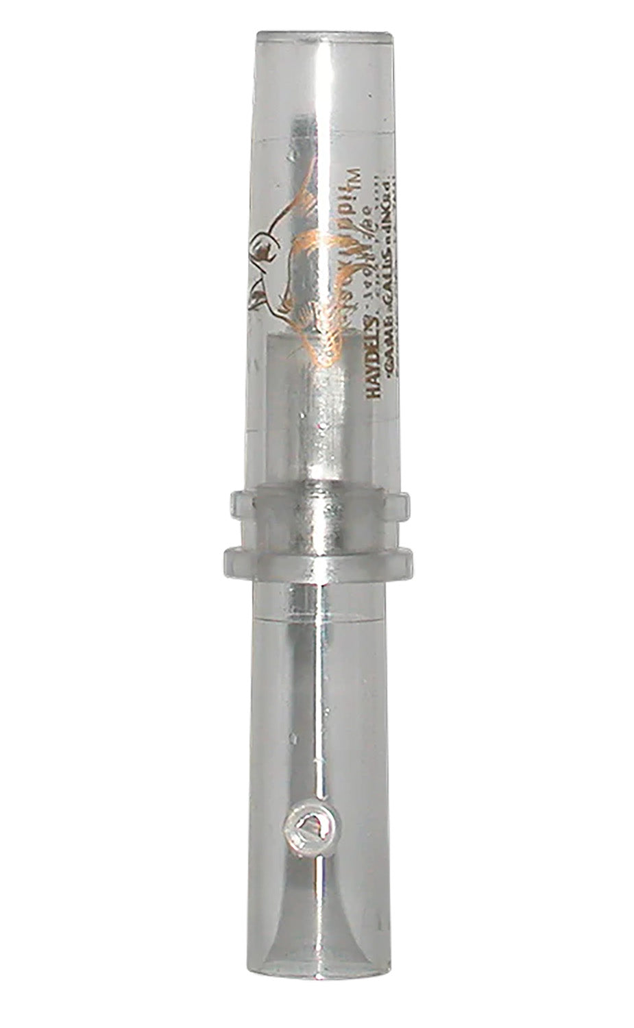 Haydel's GHC Open Predator Call - Cottontail & Jackrabbit Sounds, Clear Acrylic Body