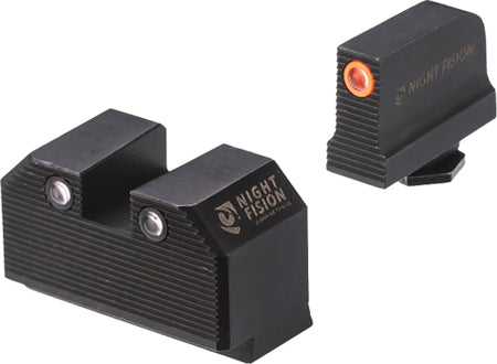 Night Fision Tritium Co-Witness Sights G17/19/45 RMR Cut Orange Dot