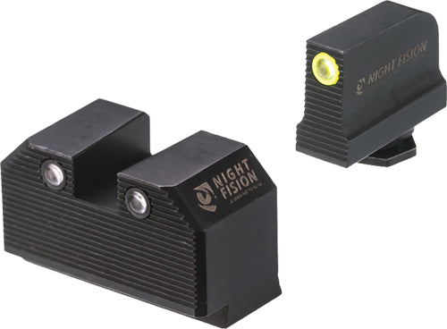 Night Fision Tritium Co-Witness Sights G17/19/45 RMR Cut Yellow Front
