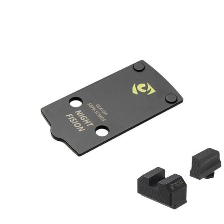 Night Fision Holosun 507K Optic Plate & Blank Sight Combo Glock 43X MOS