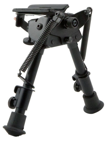 Harris BRS BR Swivel Stud Bipod 6-9" Steel/Aluminum Black with Rubber Feet