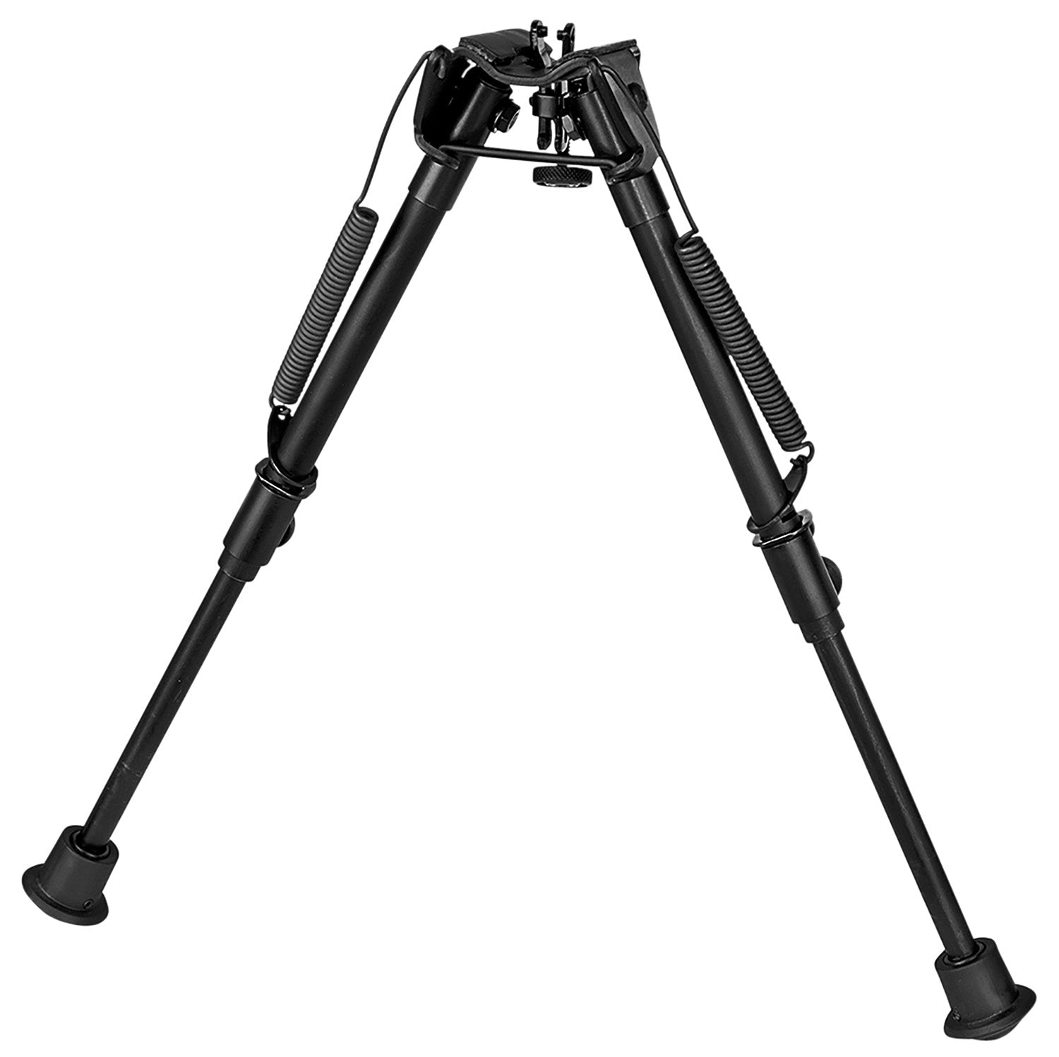 Harris L1A2 Bipod Non-Swivel Stud Mount 9-13" Black Steel/Aluminum Rubber Feet