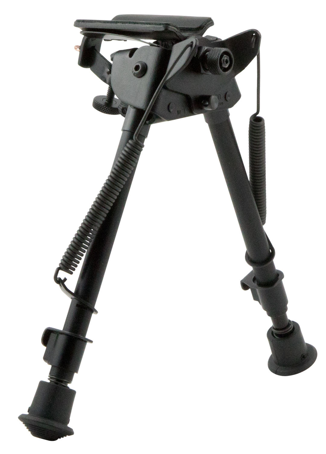 Harris LMS Swivel Stud Bipod 9-13" Black Steel/Aluminum Notched Adjustable Legs
