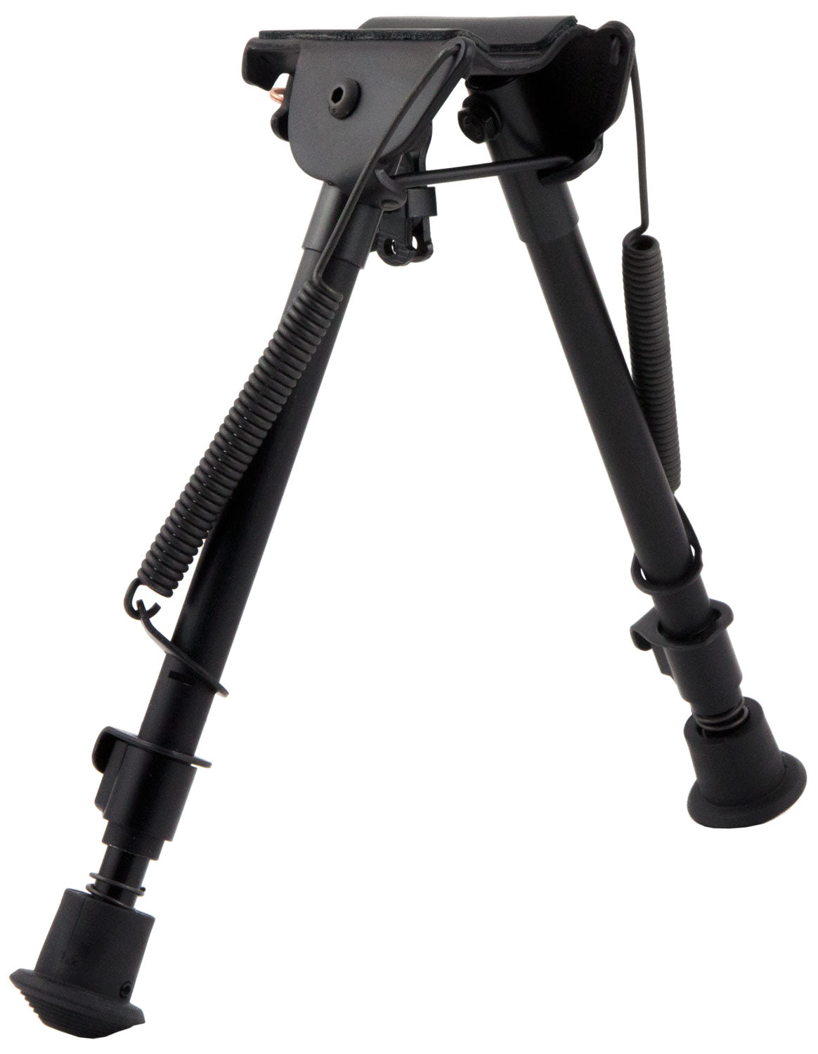 Harris LM1A2 Bipod Non-Swivel 9-13" Black Steel/Aluminum Notched Adjustable Legs
