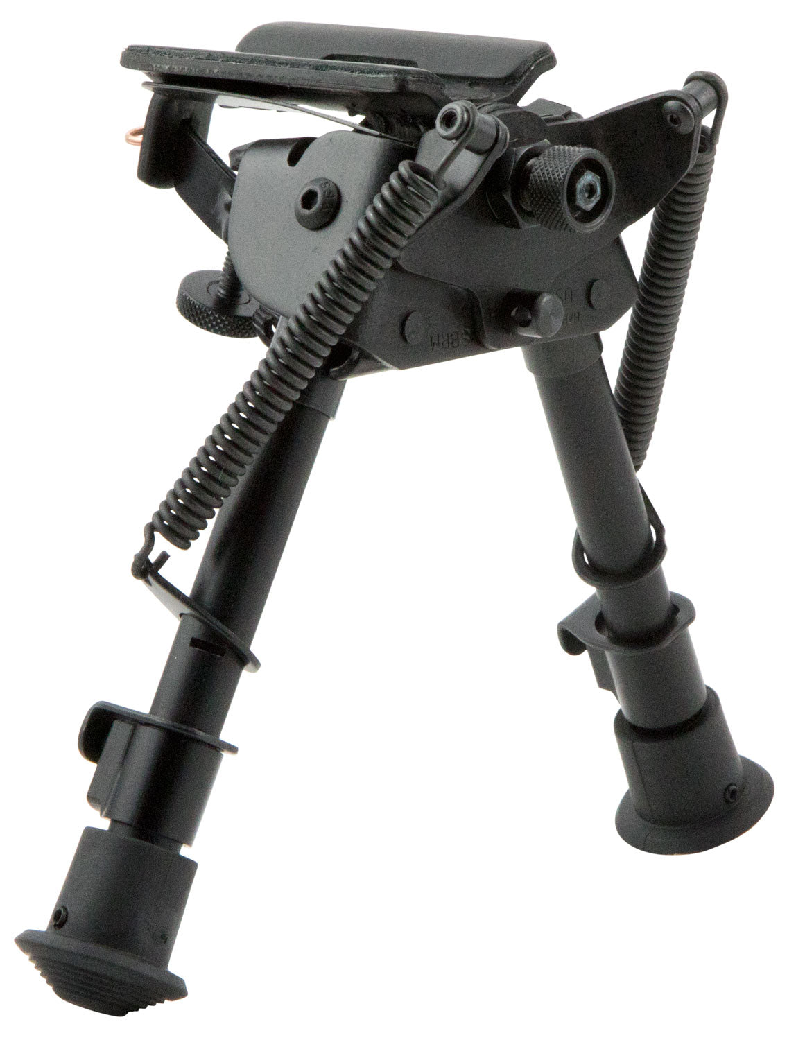 Harris BRM1A2 Bipod Non-Swivel 6-9" Black Steel/Aluminum Notched Adjustable Legs