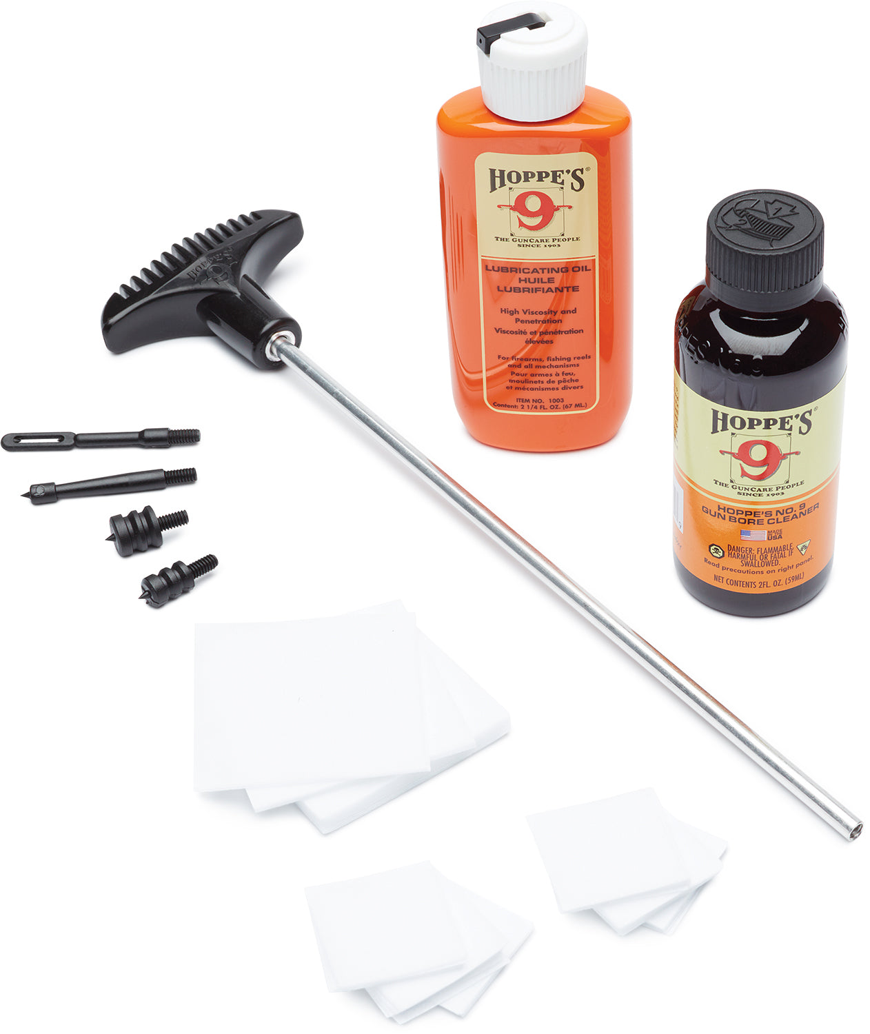 Hoppe's PCO22B 22 Caliber Pistol Cleaning Kit, Clamshell Packaged