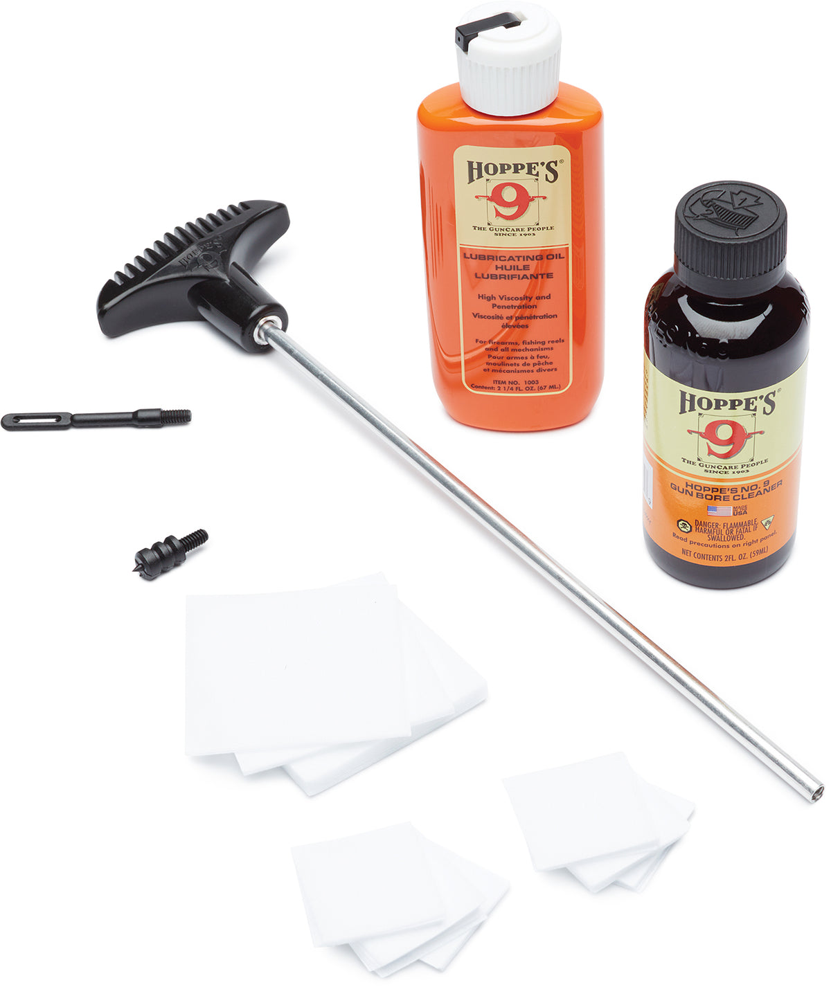Hoppe's PCO38B Clam Pack Pistol Cleaning Kit for .38/.357/9mm