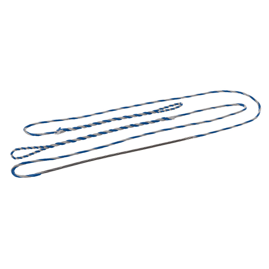 October Mountain 60 in. AMO Blue/Silver Flemish D97 Traditional Bowstring