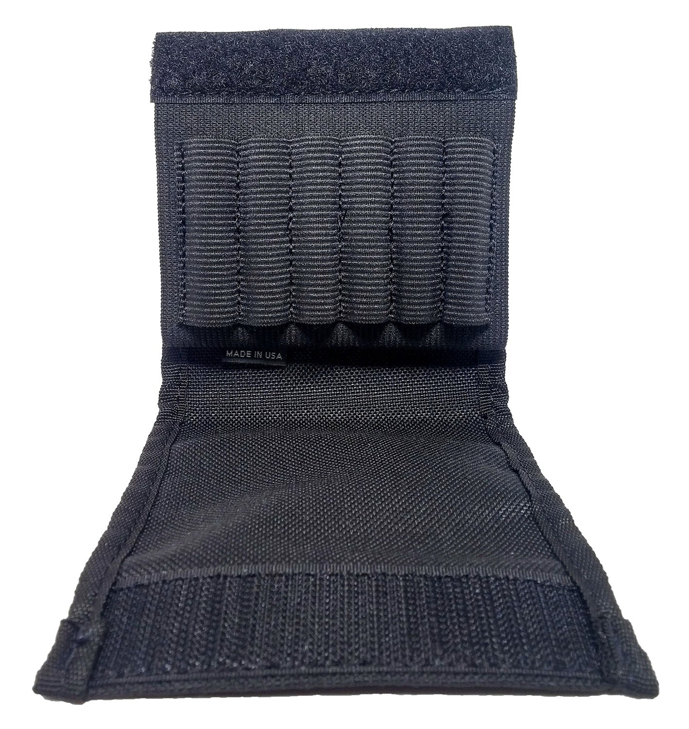 GrovTec GTAC83 Cordura 6 Round Rifle Buttstock Cartridge Holder Slip On with Hook Loop Flap