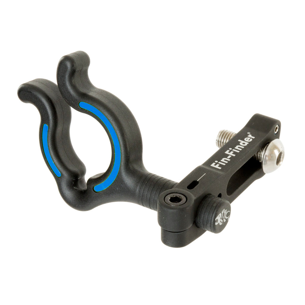 Fin Finder Current Bowfishing Rest Black RH/LH Machined Aluminum