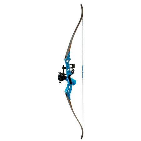 Fin Finder Bank Runner Blue 35 lbs. RH Bowfishing Recurve Package