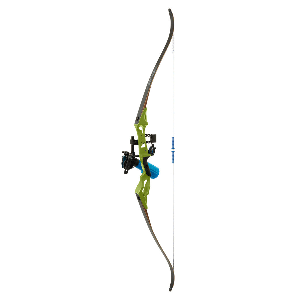 Fin Finder Bank Runner Green 35 lbs. RH Bowfishing Recurve Package