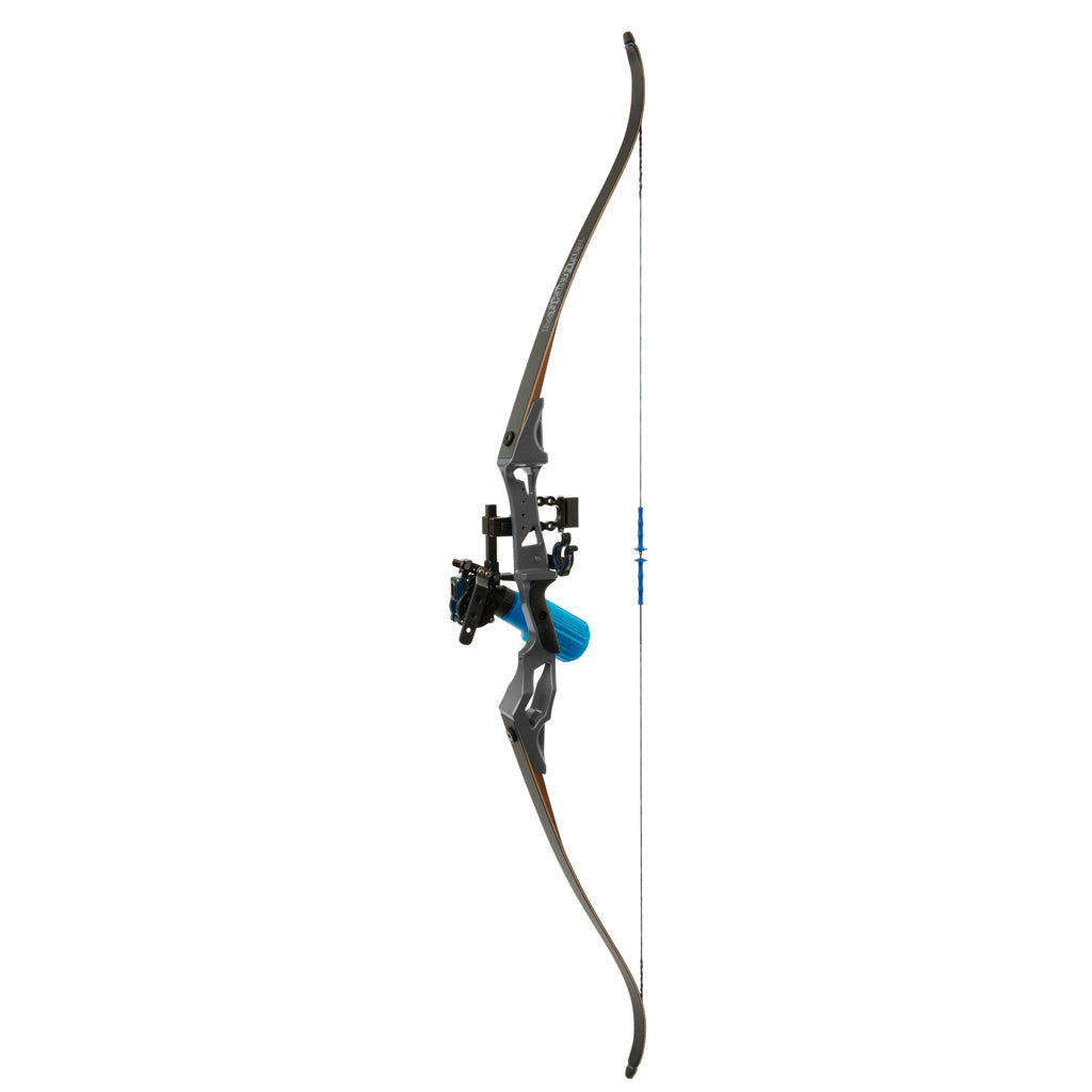 Fin Finder Bank Runner Recurve Bowfishing Package Winch Pro Bowfishing Reel Black 35 lbs Right Hand