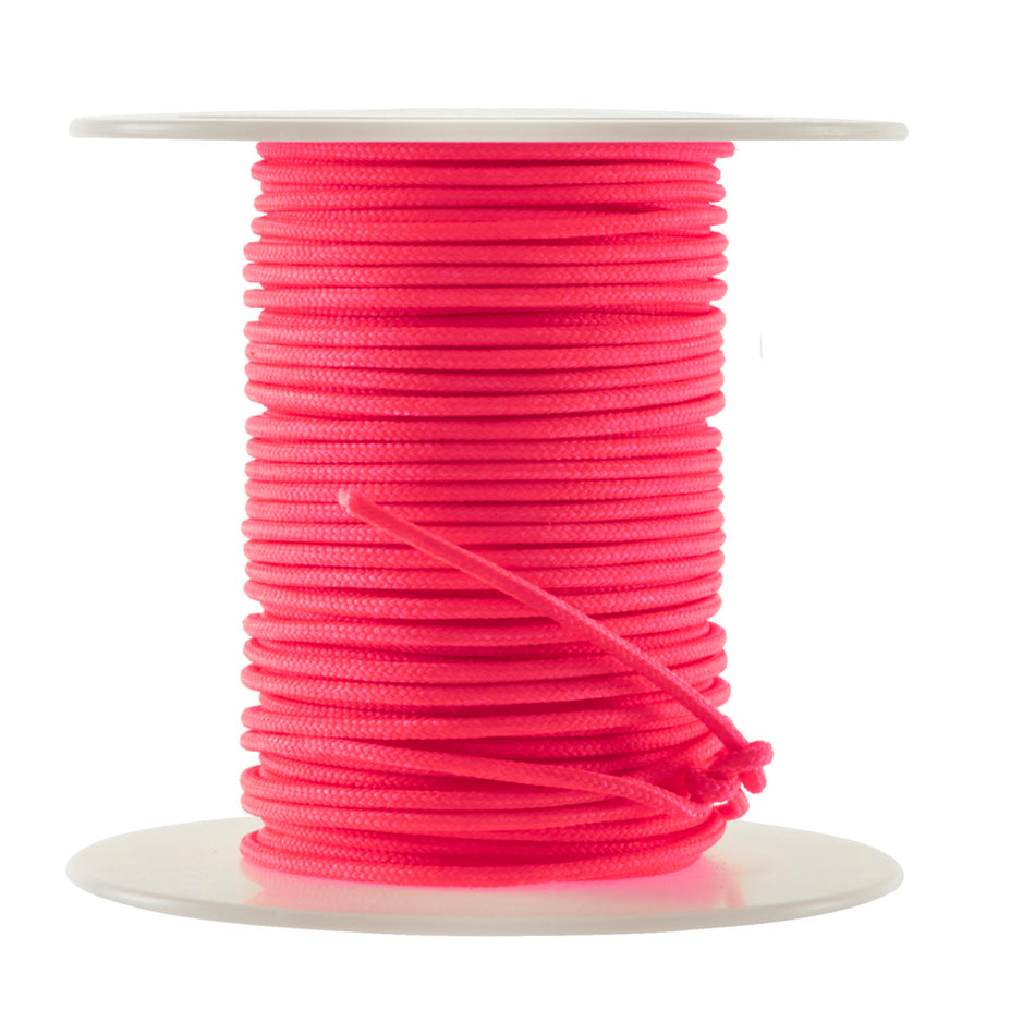 October Mountain Endure-XD Release Loop Rope 100 ft. Flo Pink