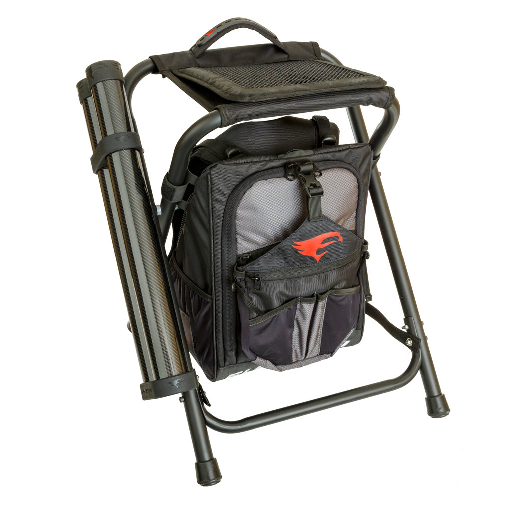 Elevation Nest Black Shooter Stool with Arrow Tubes