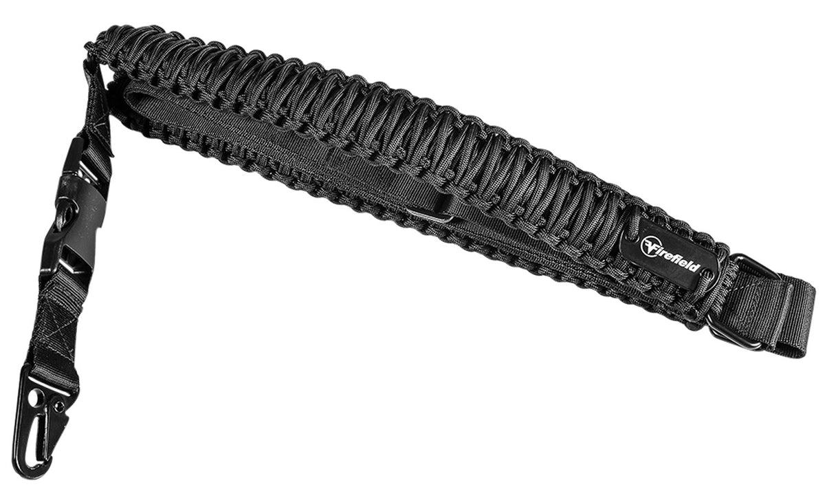 Firefield FF46000 Adjustable Single Point Tactical Sling Black Paracord Rifle