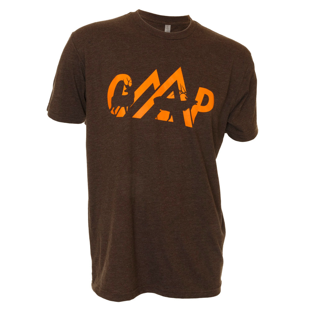 October Mountain Logo Archery Tee Espresso Small