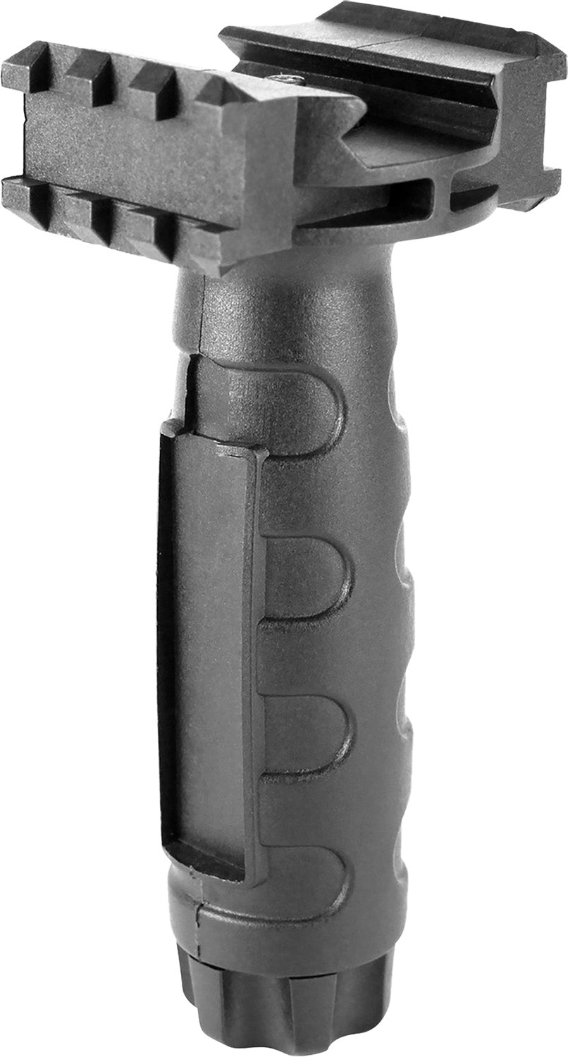 Aim Sports PJTGR Picatinny Vertical Foregrip Black Polymer with Accessory Rails