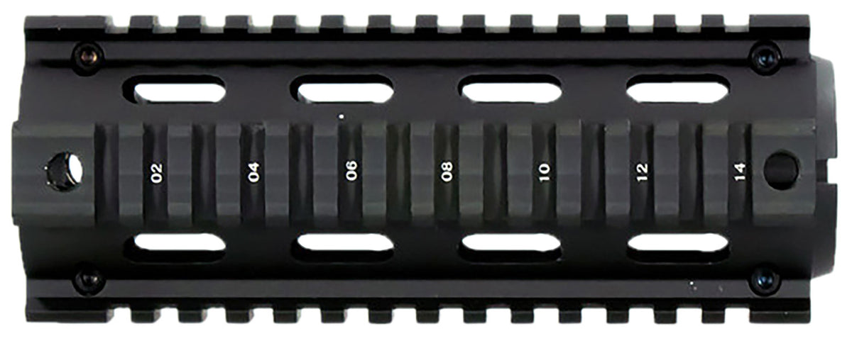 Aim Sports MT021 AR-15 M4 6" Carbine Length Drop-In Quad Rail Handguard Black