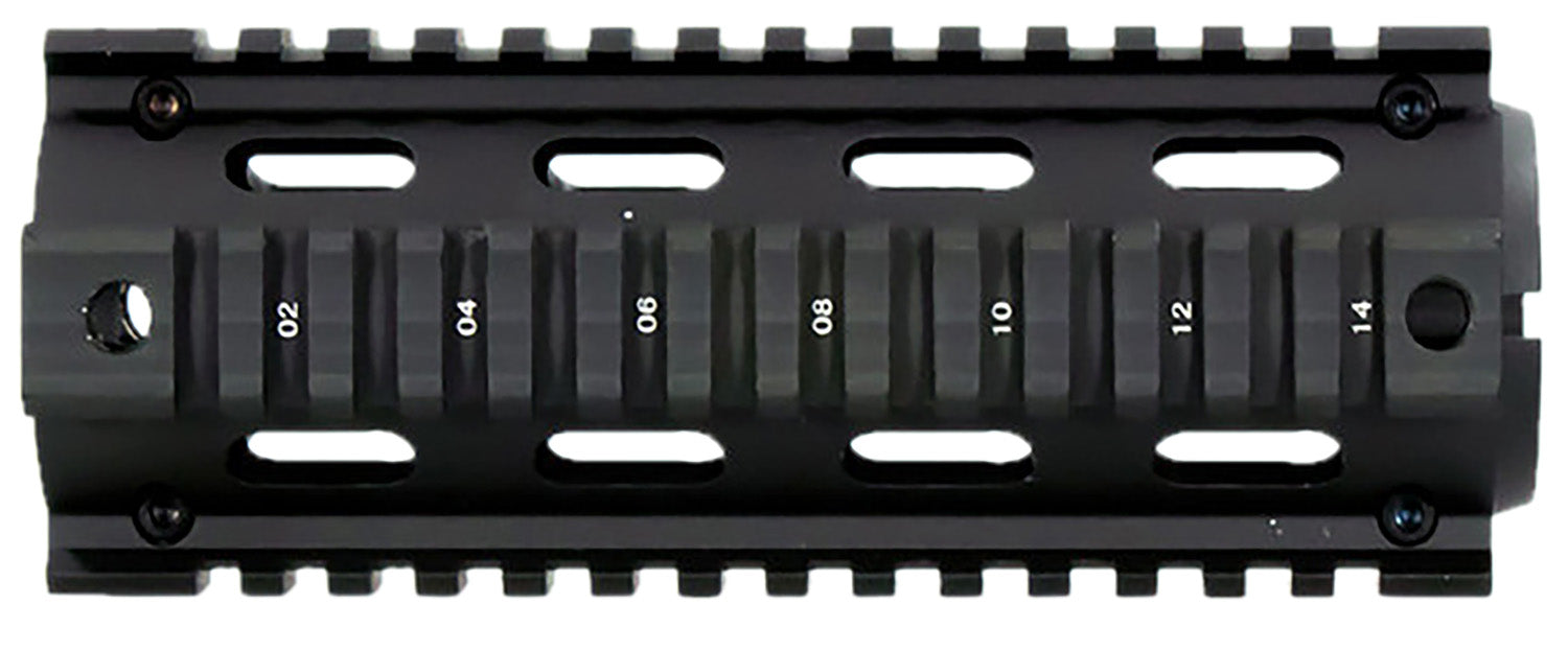 Aim Sports MT021 AR-15 M4 6" Carbine Length Drop-In Quad Rail Handguard Black