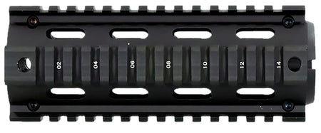 Aim Sports MT021 AR-15 M4 6" Carbine Length Drop-In Quad Rail Handguard Black