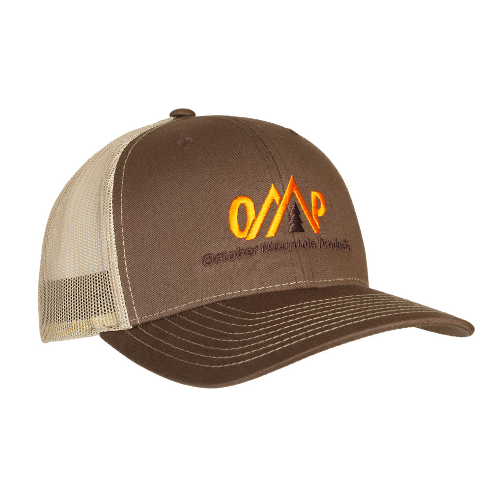 October Mountain Logo Cap Brown/Tan Adjustable Fit