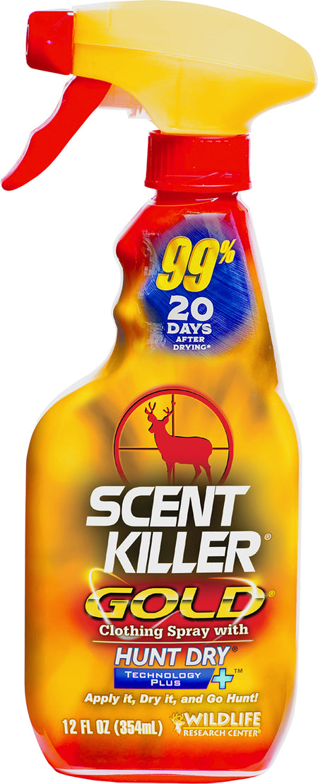 Wildlife Research 1252 Scent Killer Gold Odorless Trigger Spray 12 oz Bottle