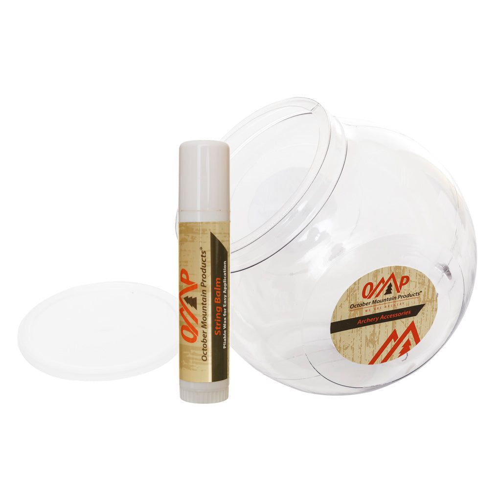 October Mountain Bowstring String Balm Wax Counter Display 10 Pack