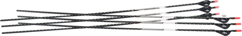 Easton FMJ 5MM 340 Arrows 6-Pack with 2" Blazer Vanes