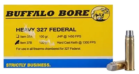 Buffalo Bore .327 Federal Mag Heavy 130 grain Hard Cast ammunition