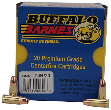 Buffalo Bore 9mm Luger / Parabellum +P+ 115 grain Barnes TAC-XP Lead Free ammunition