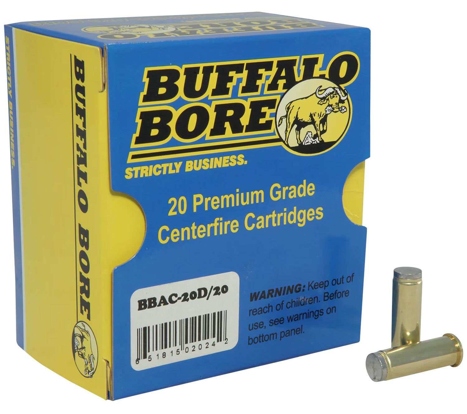 Buffalo Bore .38 Special Standard Pressure 150 grain Hard Cast Wadcutter ammunition