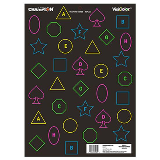 Champion VisiColor Silhouette Target Pack 12 Targets