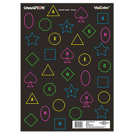 Champion VisiColor Silhouette Target Pack 12 Targets