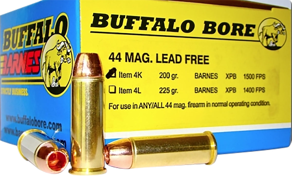 Buffalo Bore .44 Magnum BUFFALO-BARNES LEAD-FREE 200 grain Barnes VOR-TX XPB Lead-Free ammunition
