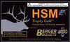 HSM 300WBY210 Trophy Gold Extended Range 300 Wthby Mag 210 gr Berger Hunting VLD Match  BHVLDM  20 Per Box  20 Cs