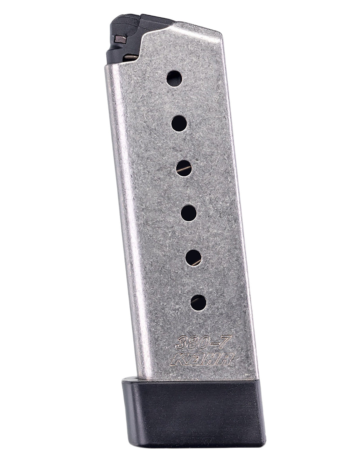 Kahr Arms K387G OEM 7rd .380 ACP Stainless Magazine with Grip Extension - P-Series/CW Compatible