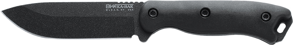 Ka-Bar BK16 Becker Short 4.38" Fixed Plain Drop Point 1095 Cro-Van Black Blade Black Ultramid Handle Includes Sheath