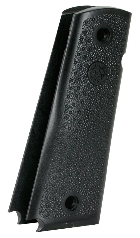 Hogue 45190 Black Nylon Cobblestone Grip Panels with Palm Swells for 1911 Government