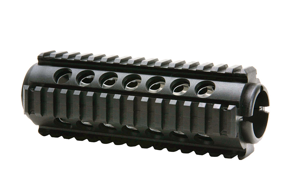 ProMag PM242 Black Polymer Quad Rail Handguard with Aluminum Heat Shield for AR-15 Carbine