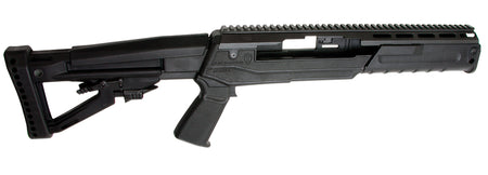Archangel AA1430 Sparta Black Synthetic 4 Position Collapsible Stock with Pistol Grip for Ruger Mini-14 Mini Thirty