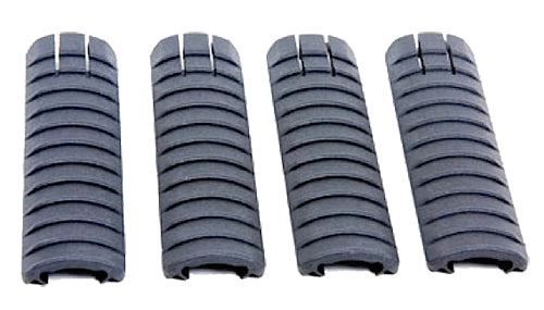 ProMag 1913 Picatinny Rail 11 Rib Protective Cover Panel Black Polymer 4-Pack