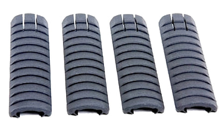 ProMag 1913 Picatinny Rail 11 Rib Protective Cover Panel Black Polymer 4-Pack