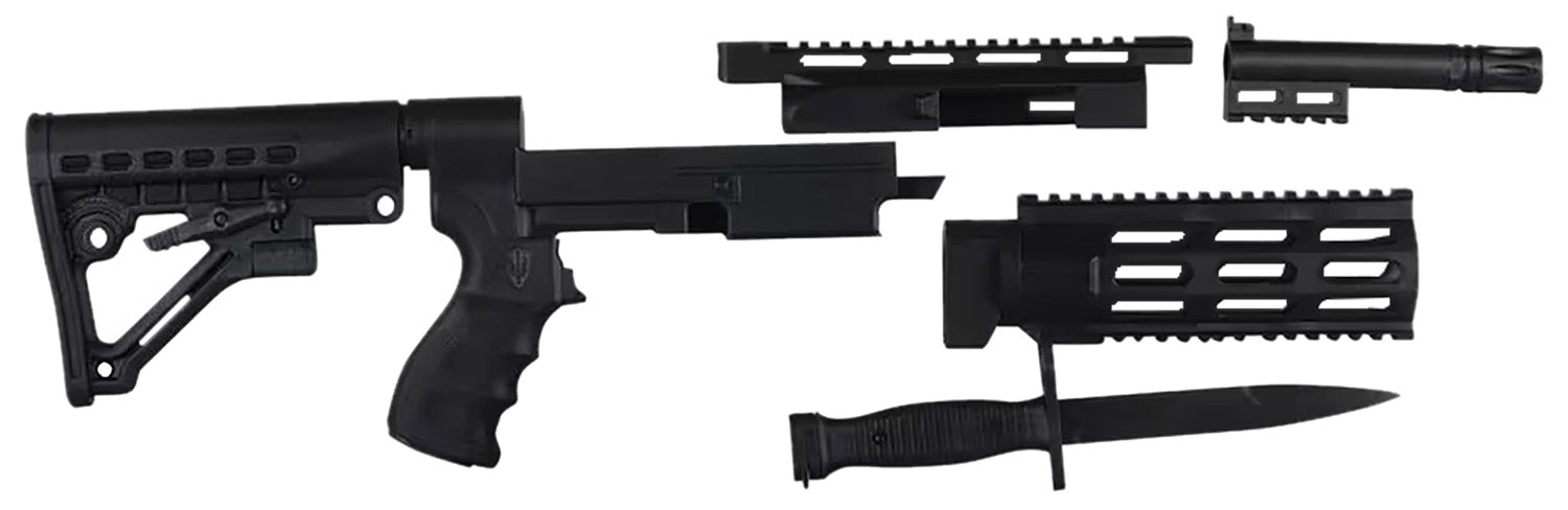 Archangel AA597R Black Synthetic 6 Position AR-15 Style Conversion Stock for Remington Model 597