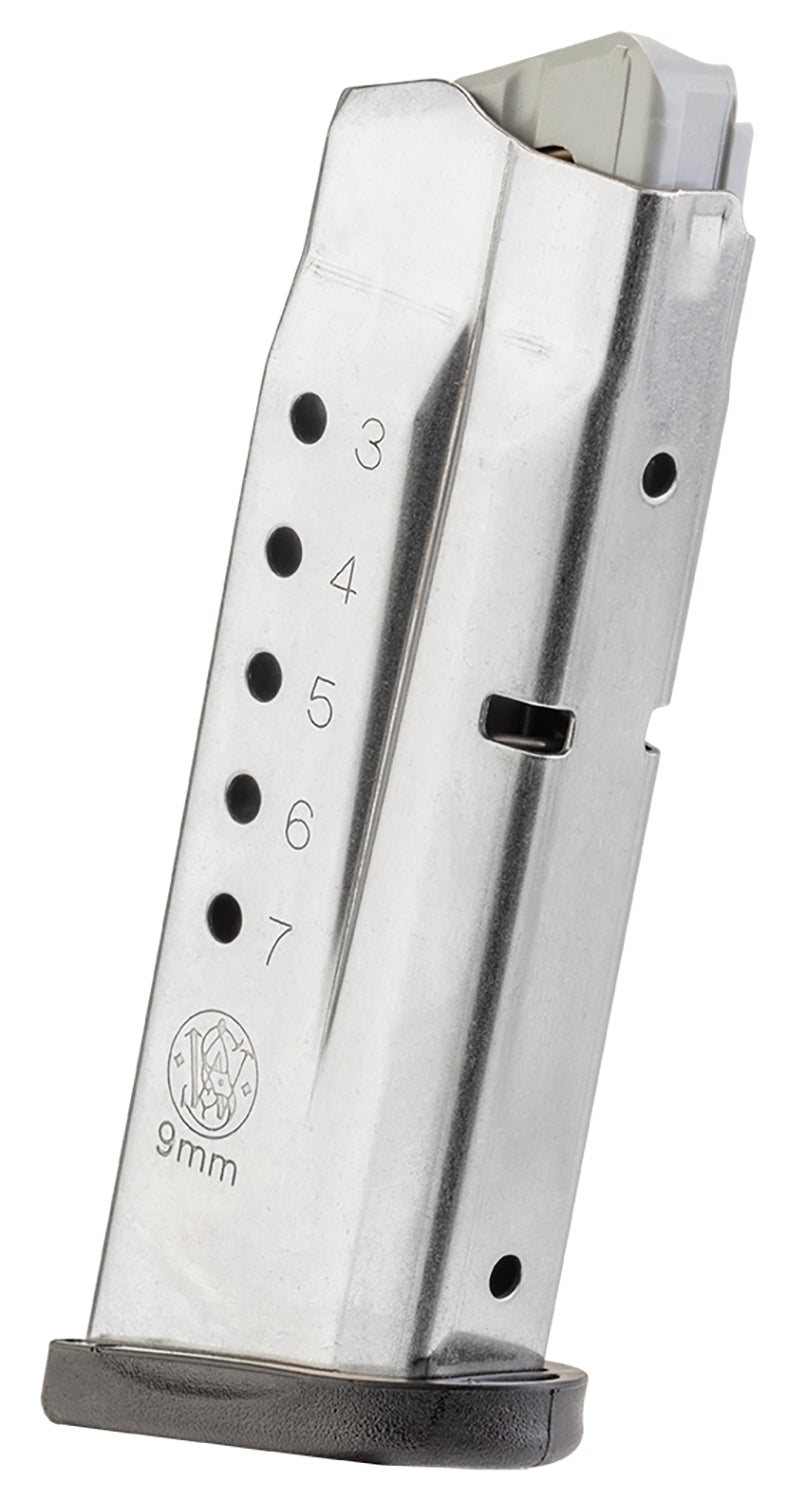 Smith & Wesson 199350000 M&P Shield 9mm Luger 7 Round Stainless Magazine