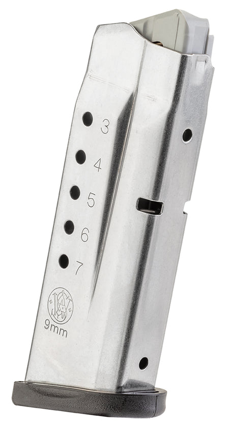 Smith & Wesson 199350000 M&P Shield 9mm Luger 7 Round Stainless Magazine