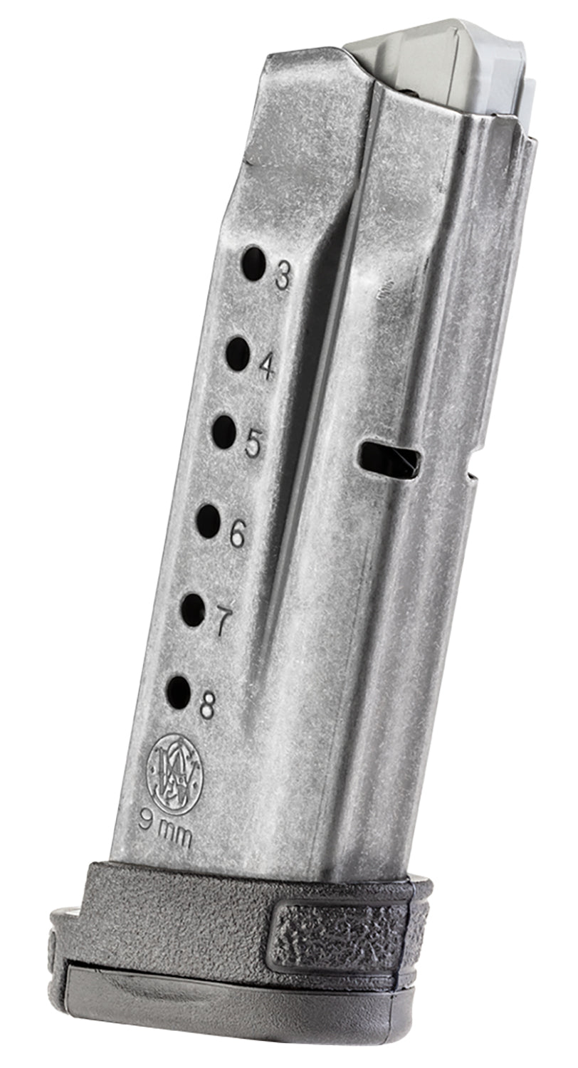 Smith & Wesson 199360000 M&P Shield 9mm Luger 8 Round Stainless Magazine