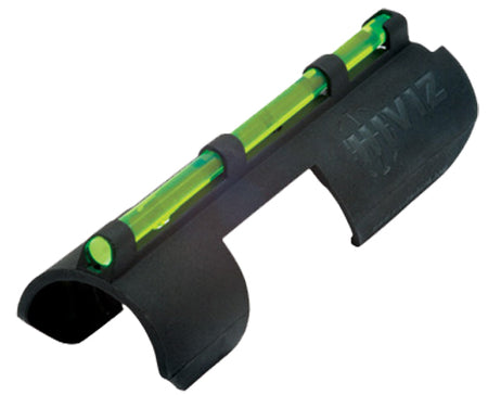 HiViz MPB-TAC MPBTAC Clamp-On Front Sight for 12 Gauge Plain Barrel Shotguns | Green/Red Fiber Optic