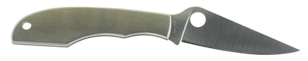 Spyderco C138P GrassHopper Folding Knife 2.30" Plain Clip Point 12C27 Sandvik Blade Stainless Steel Handle